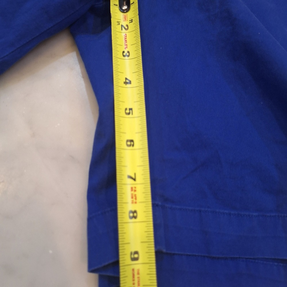 Polo Golf Ralph Lauren Shorts Mens 36 Blue Cotton Twill Stretch Crest Chino Golf - Picture 7 of 10
